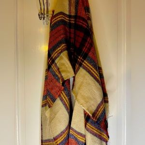 Merona Plaid Cape Shawl